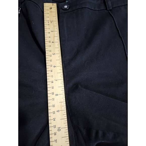 Lauren Ralph Lauren Pants Pinched Seam False Pockets Black Size 16 - Picture 6 of 8